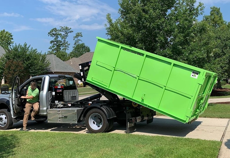 our dumpster truck in sandy Springs