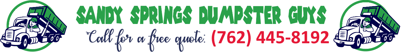 Rent a dumpster in Sandy Springs