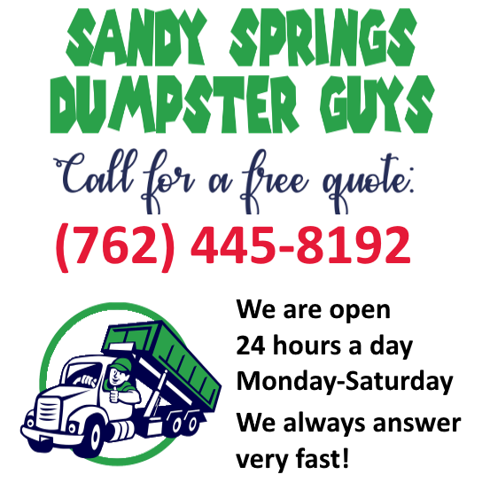 cheap Sandy Springs dumpster rental service